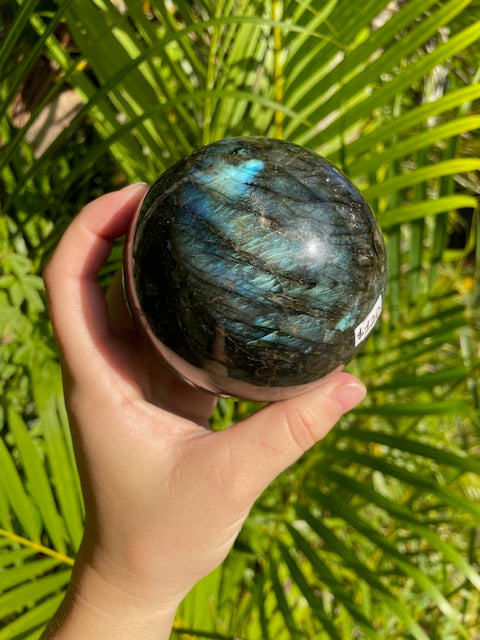 Labradorite Crystal Sphere