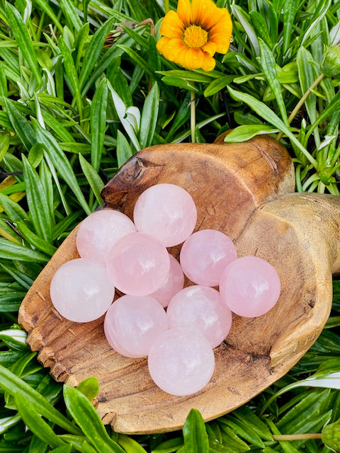 Rose Quartz Crystal Sphere